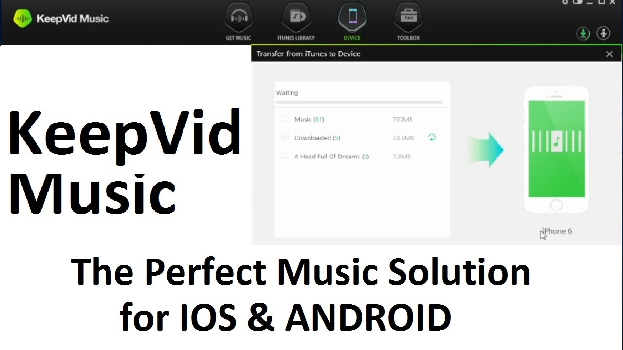 Keepvid Music Pro Crack - Audio Transfer Image